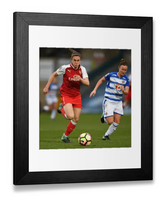 Framed Print : Clash of Talents: Heather O'Reilly vs. Remi Allen in WSL Action