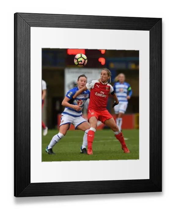 Framed Print : Intense Rivalry: Jordan Nobbs vs. Remi Allen Clash in Arsenal Women vs. Reading FC Women WSL Match