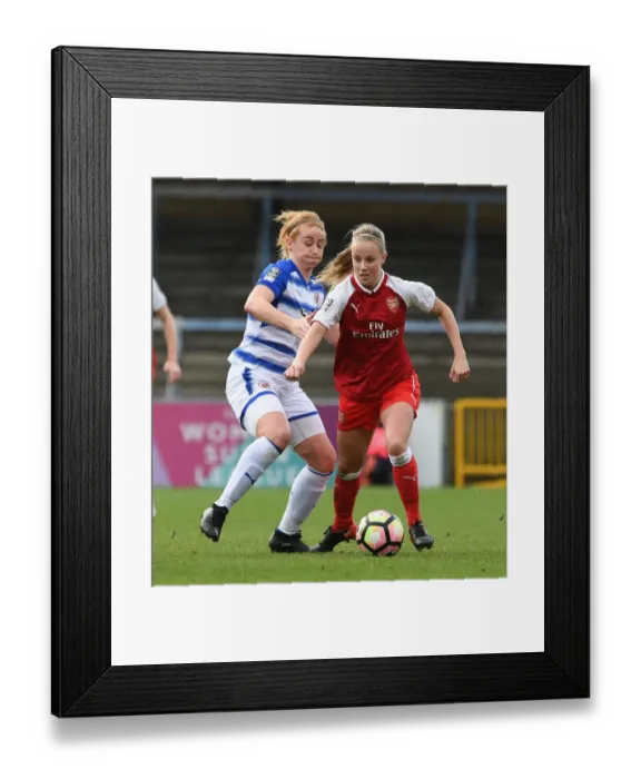 Framed Print : Beth Mead vs. Rachael Furness: Clash between Reading and Arsenal Women in WSL