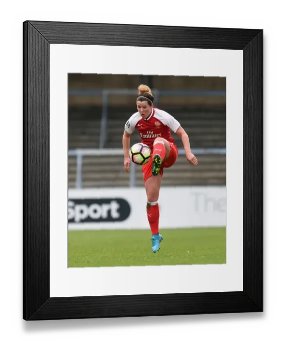 Framed Print : Emma Mitchell in Action: Arsenal Women vs. Reading FC, WSL (Women's Super League)