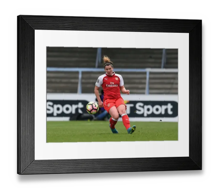 Framed Print : Emma Mitchell in Action: Arsenal Women's Super League Clash against Reading FC Framed Print : Emma Mitchell in Action: Arsenal Women's Super League Clash against Reading FC