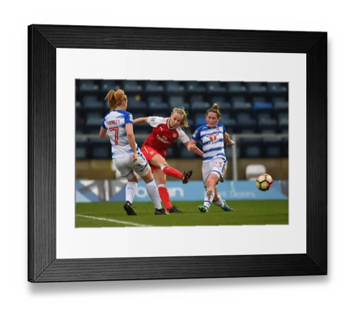 Framed Print : Beth Mead Faces Off Against Furness and Rowe in Intense WSL Clash