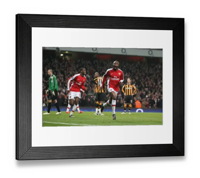 Framed Print : William Gallas's Thrilling Goal: Arsenal Takes the Lead 2-1 over Hull City, FA Cup Sixth Round Framed Print : William Gallas's Thrilling Goal: Arsenal Takes the Lead 2-1 over Hull City, FA Cup Sixth Round