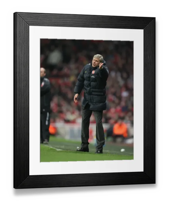 Framed Print : Arsene Wenger in Action: Arsenal's Victory Over Hull City, FA Cup Sixth Round, 2009 Framed Print : Arsene Wenger in Action: Arsenal's Victory Over Hull City, FA Cup Sixth Round, 2009