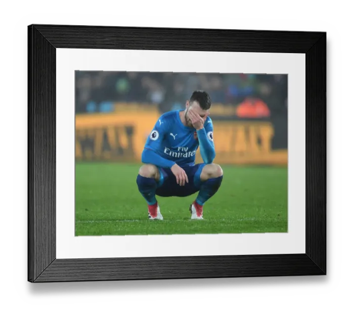 Framed Print : Aaron Ramsey in Action: Swansea City vs. Arsenal, Premier League 2017-18 Framed Print : Aaron Ramsey in Action: Swansea City vs. Arsenal, Premier League 2017-18