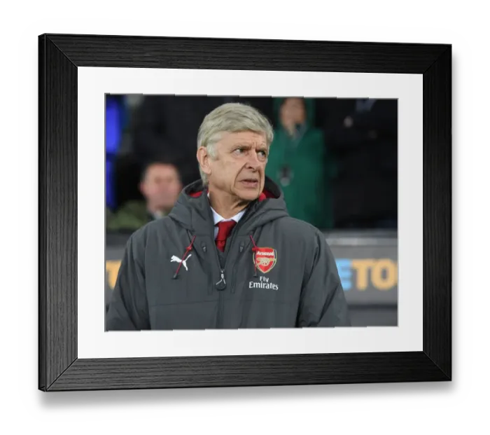 Framed Print : Arsene Wenger: Pre-Match Focus at Swansea City (Swansea vs Arsenal 2017-18) Framed Print : Arsene Wenger: Pre-Match Focus at Swansea City (Swansea vs Arsenal 2017-18)