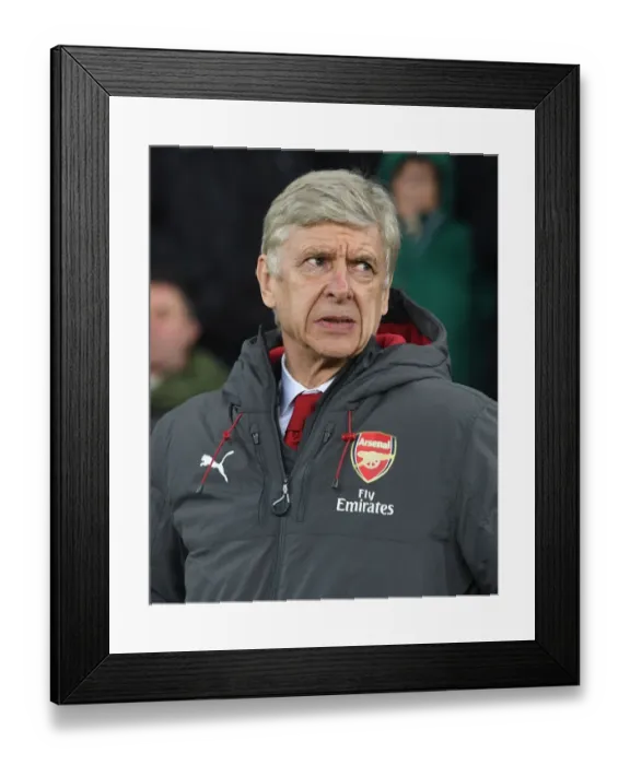 Framed Print : Arsene Wenger at Swansea City: Premier League Clash, January 2018