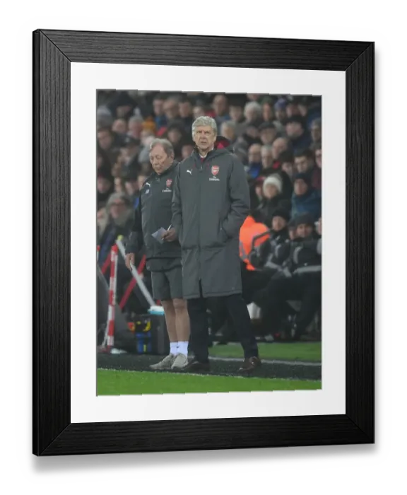 Framed Print : Arsene Wenger at Swansea City: A Premier League Showdown, January 2018