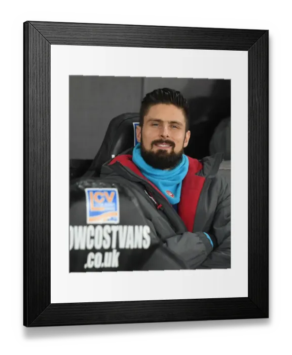 Framed Print : Olivier Giroud on the Arsenal Bench: Swansea City vs Arsenal, Premier League 2018 Framed Print : Olivier Giroud on the Arsenal Bench: Swansea City vs Arsenal, Premier League 2018