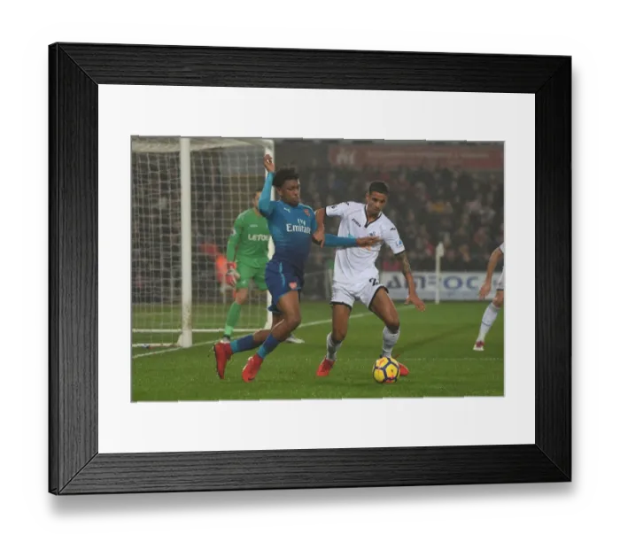 Framed Print : Clash at Liberty: Iwobi vs. Naughton - A Football Rivalry Unfolds Framed Print : Clash at Liberty: Iwobi vs. Naughton - A Football Rivalry Unfolds