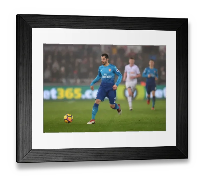 Framed Print : Mkhitaryan Shines: Swansea City vs Arsenal, Premier League 2017-18 Framed Print : Mkhitaryan Shines: Swansea City vs Arsenal, Premier League 2017-18