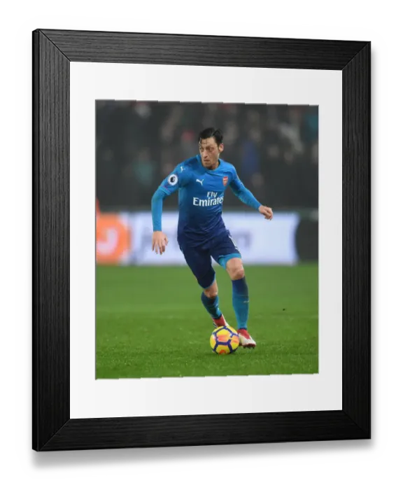 Framed Print : Mesut Ozil's Struggle: Arsenal's 3:1 Defeat at Swansea, January 30, 2018 Framed Print : Mesut Ozil's Struggle: Arsenal's 3:1 Defeat at Swansea, January 30, 2018