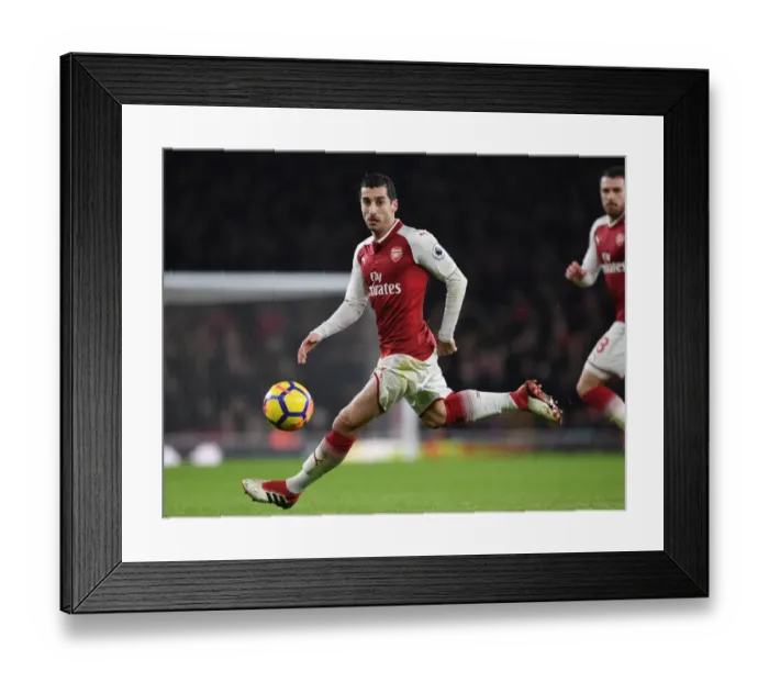 Framed Print : Mkhitaryan Shines: Arsenal vs Everton, Premier League 2017-18 Framed Print : Mkhitaryan Shines: Arsenal vs Everton, Premier League 2017-18