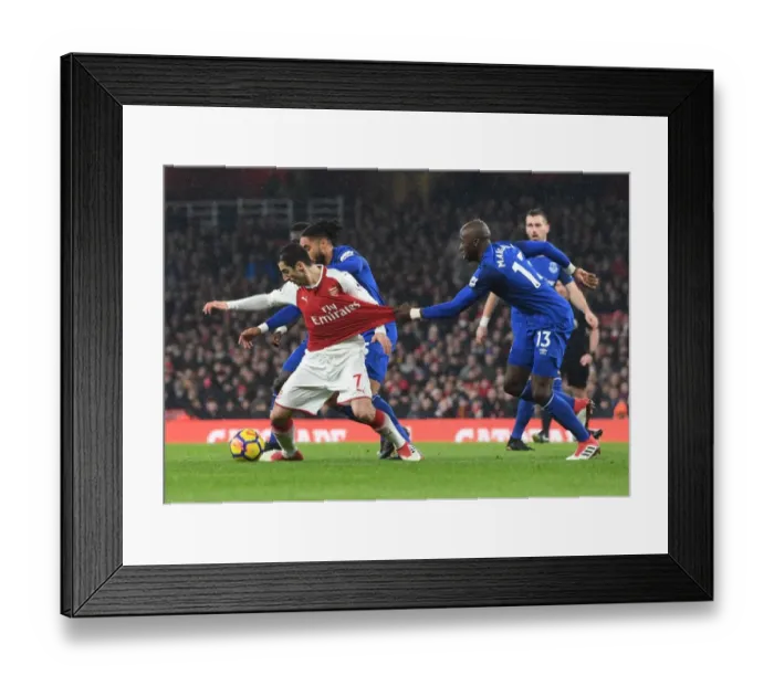Framed Print : Clash at Emirates: Mkhitaryan vs. Mangala Framed Print : Clash at Emirates: Mkhitaryan vs. Mangala