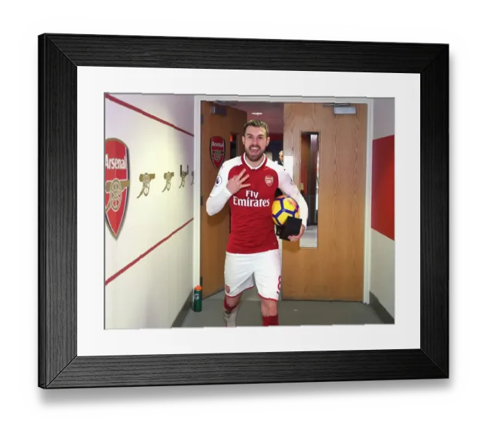 Framed Print : Aaron Ramsey's Hat-Trick: Arsenal vs Everton, Premier League 2017-18 Framed Print : Aaron Ramsey's Hat-Trick: Arsenal vs Everton, Premier League 2017-18