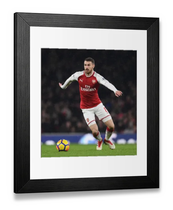 Framed Print : Aaron Ramsey in Action: Arsenal vs Everton, Premier League 2017-18 Framed Print : Aaron Ramsey in Action: Arsenal vs Everton, Premier League 2017-18