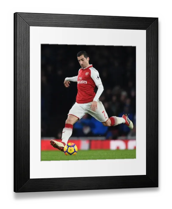 Framed Print : Mkhitaryan's Masterclass: Arsenal Dominates Everton in Premier League Clash Framed Print : Mkhitaryan's Masterclass: Arsenal Dominates Everton in Premier League Clash