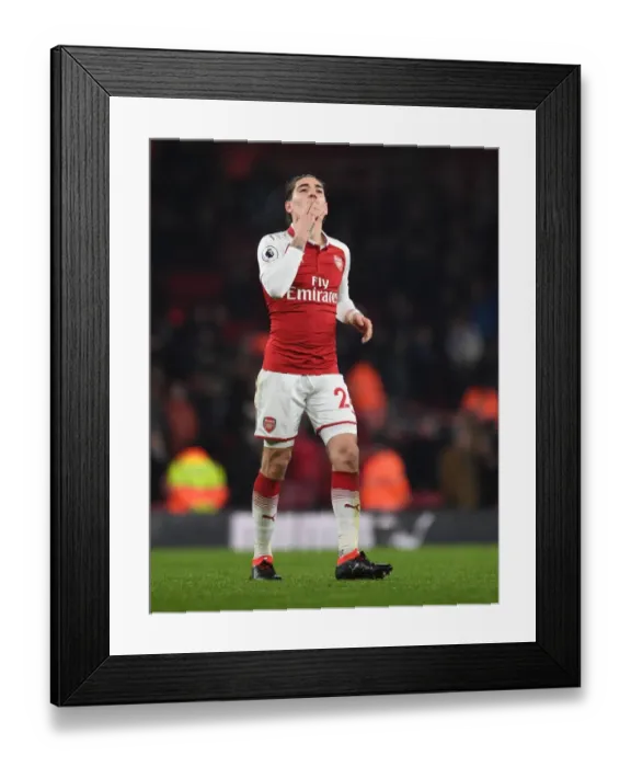 Framed Print : Hector Bellerin: Arsenal's Defensive Determination - Arsenal v Everton, Premier League Framed Print : Hector Bellerin: Arsenal's Defensive Determination - Arsenal v Everton, Premier League