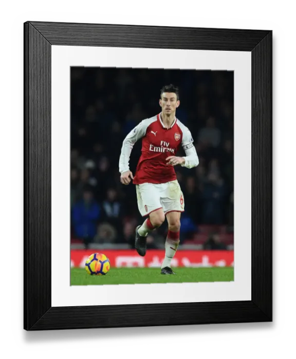 Framed Print : Arsenal's Koscielny in Action against Everton, Premier League 2017-18 Framed Print : Arsenal's Koscielny in Action against Everton, Premier League 2017-18