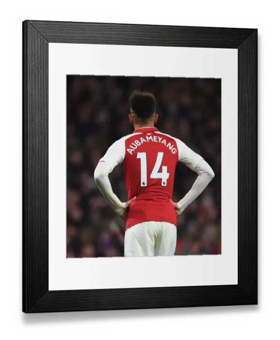 Framed Print : Arsenal's Pierre-Emerick Aubameyang in Action against Everton (Premier League 2017-18) Framed Print : Arsenal's Pierre-Emerick Aubameyang in Action against Everton (Premier League 2017-18)