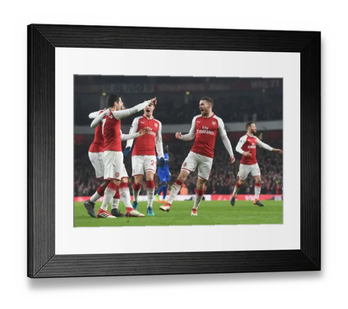 Framed Print : Arsenal's Triumph: Celebrating Ramsey, Iwobi, Mkhitaryan's Goals vs Everton (2017-18) Framed Print : Arsenal's Triumph: Celebrating Ramsey, Iwobi, Mkhitaryan's Goals vs Everton (2017-18)