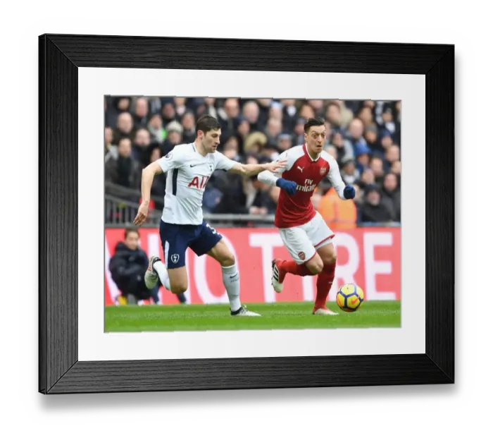 Framed Print : Mesut Ozil vs Ben Davies: Clash of the Midfield Maestros (Tottenham Hotspur vs Arsenal, Premier League 2017-18) Framed Print : Mesut Ozil vs Ben Davies: Clash of the Midfield Maestros (Tottenham Hotspur vs Arsenal, Premier League 2017-18)