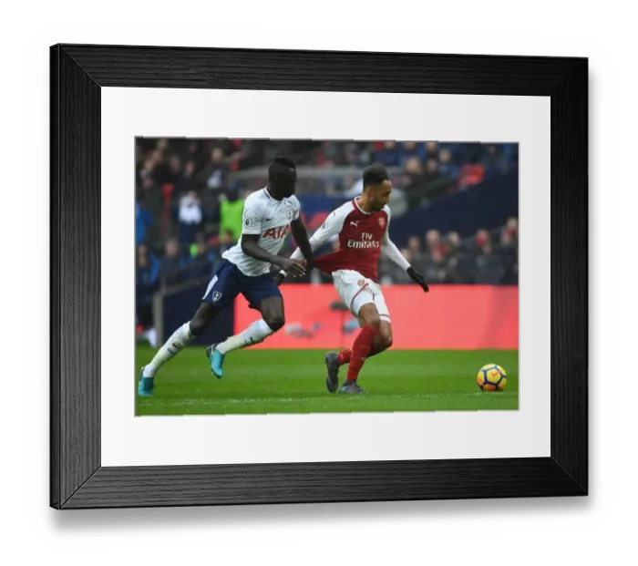 Framed Print : Arsenal vs Tottenham: Aubameyang vs Sanchez - Premier League Rivalry Clash Framed Print : Arsenal vs Tottenham: Aubameyang vs Sanchez - Premier League Rivalry Clash