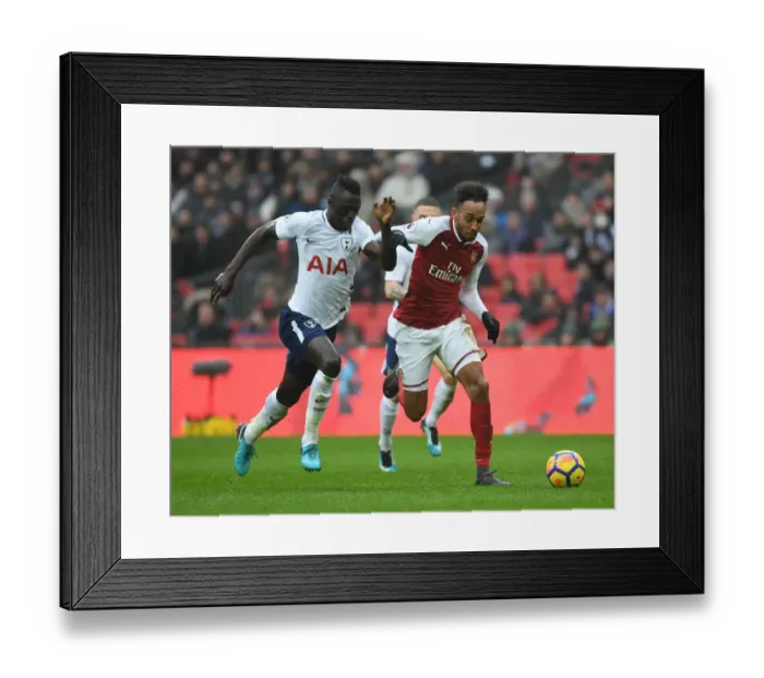 Framed Print : Clash of Titans: Aubameyang vs Sanchez - A Premier League Rivalry