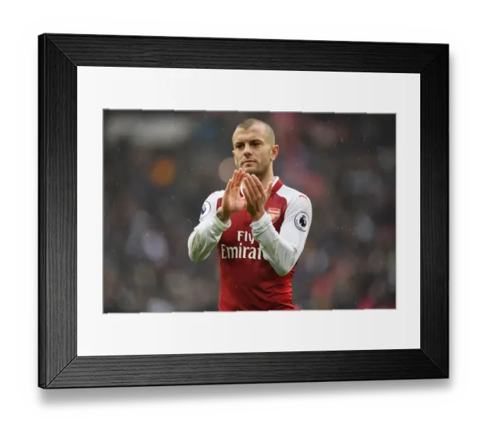 Framed Print : Jack Wilshere Bids Farewell: Tottenham vs. Arsenal, Premier League 2017-18