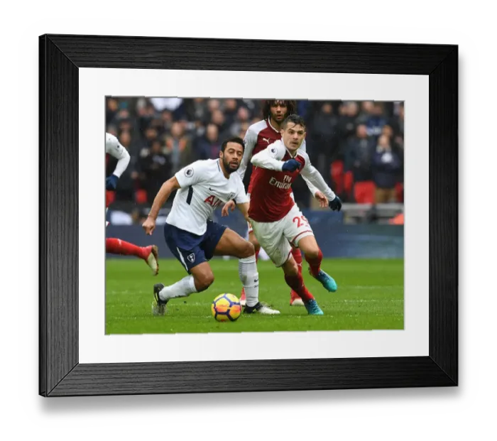 Framed Print : Xhaka vs. Dembele: Battle in the Heart of Midfield - Tottenham Hotspur vs. Arsenal, Premier League Framed Print : Xhaka vs. Dembele: Battle in the Heart of Midfield - Tottenham Hotspur vs. Arsenal, Premier League