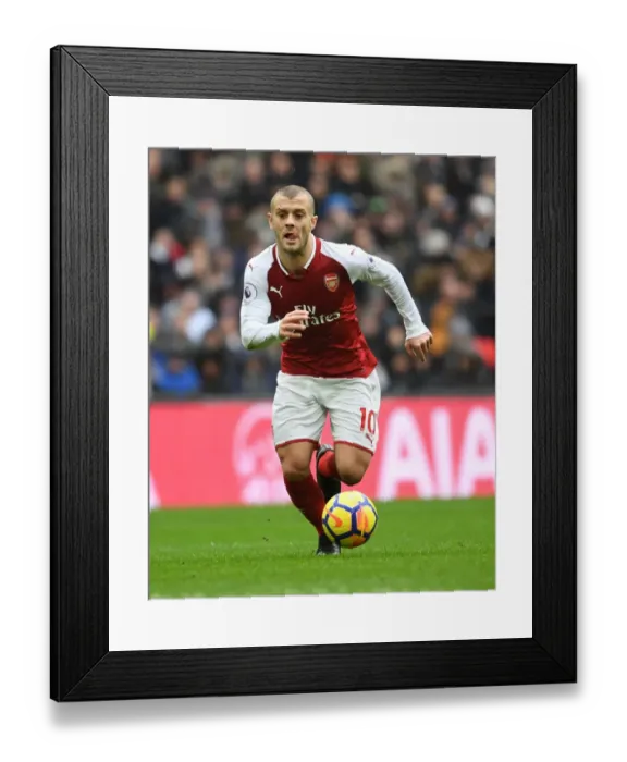 Framed Print : Jack Wilshere in Action: Arsenal vs. Tottenham Premier League Rivalry, 2017-18 Framed Print : Jack Wilshere in Action: Arsenal vs. Tottenham Premier League Rivalry, 2017-18