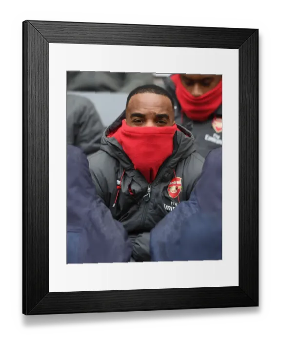 Framed Print : Alex Lacazette: Arsenal Substitute Ready at Wembley for Tottenham Showdown Framed Print : Alex Lacazette: Arsenal Substitute Ready at Wembley for Tottenham Showdown