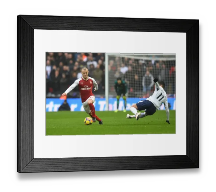 Framed Print : Clash of Titans: Wilshere vs. Lamela - Tottenham vs. Arsenal, Premier League