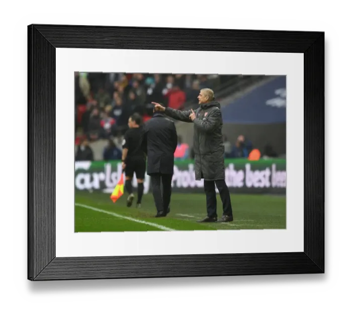 Framed Print : Arsene Wenger at Wembley: Tottenham Hotspur vs. Arsenal, Premier League 2017-18 Framed Print : Arsene Wenger at Wembley: Tottenham Hotspur vs. Arsenal, Premier League 2017-18