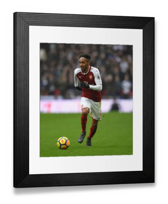 Framed Print : Pierre-Emerick Aubameyang in Action: Tottenham Hotspur vs. Arsenal, Premier League 2017-18 Framed Print : Pierre-Emerick Aubameyang in Action: Tottenham Hotspur vs. Arsenal, Premier League 2017-18