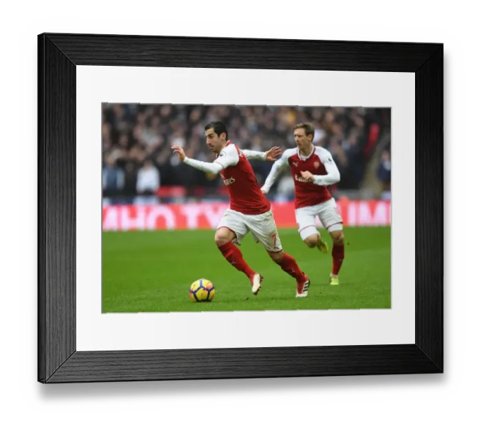 Framed Print : Mkhitaryan in Action: Arsenal vs. Tottenham, Premier League 2017-18 Framed Print : Mkhitaryan in Action: Arsenal vs. Tottenham, Premier League 2017-18