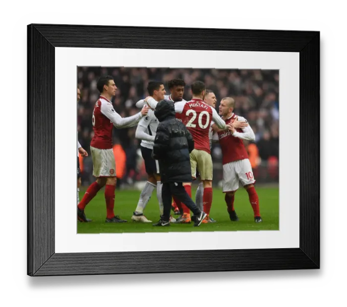 Framed Print : Jack Wilshere (Arsenal) Erik Lamela (Tottenham) Framed Print : Jack Wilshere (Arsenal) Erik Lamela (Tottenham)