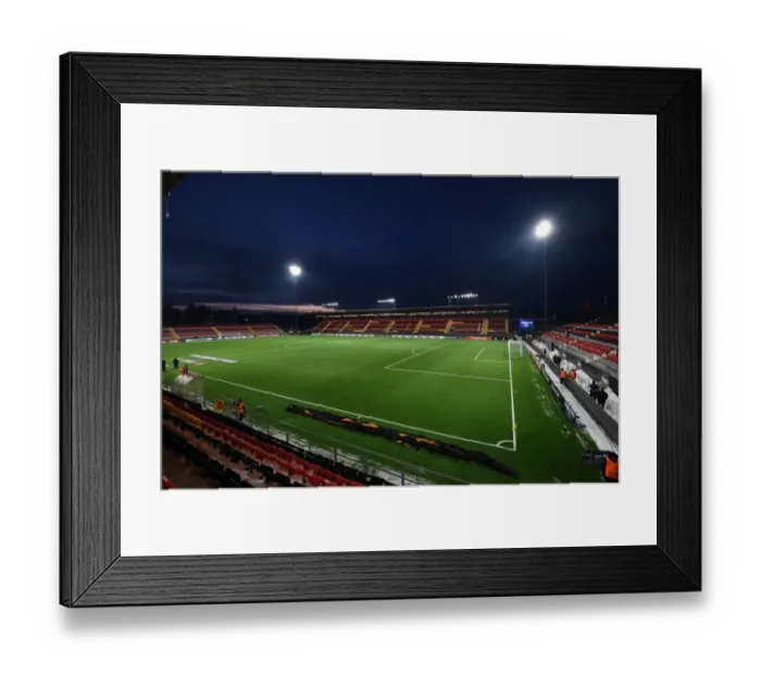 Framed Print : Europa League Showdown: Ostersunds FK vs. Arsenal at Jamtkraft Arena