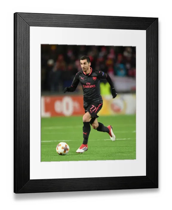 Framed Print : Henrikh Mkhitaryan: Arsenal's Europa League Hero in Ostersunds FK Victory, 2018