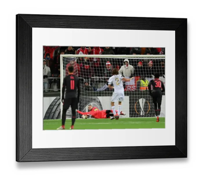 Framed Print : David Ospina's Game-Changing Penalty Save: Arsenal's Europa League Triumph over Ostersunds FK
