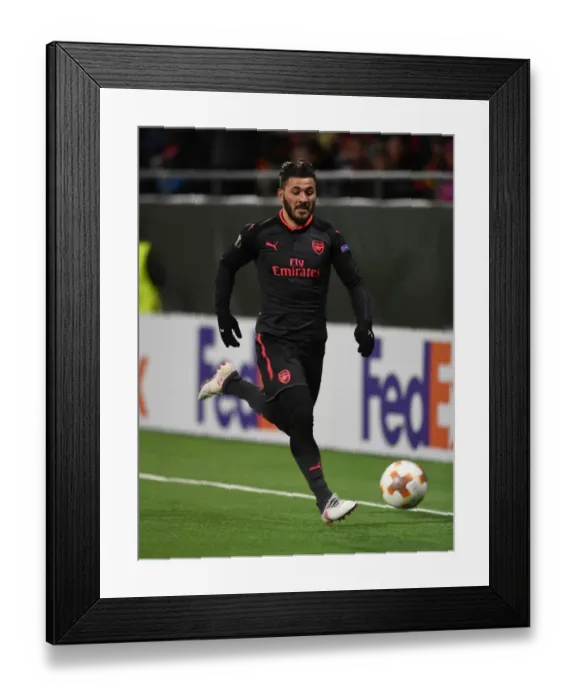 Framed Print : Sead Kolasinac in Action: Arsenal vs Ostersunds FK, UEFA Europa League 2018 Framed Print : Sead Kolasinac in Action: Arsenal vs Ostersunds FK, UEFA Europa League 2018