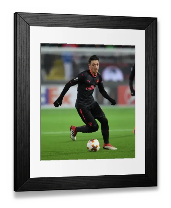 Framed Print : Mesut Ozil: Arsenal's Brilliant Performance Against Ostersunds FK in the Europa League, 2018 Framed Print : Mesut Ozil: Arsenal's Brilliant Performance Against Ostersunds FK in the Europa League, 2018