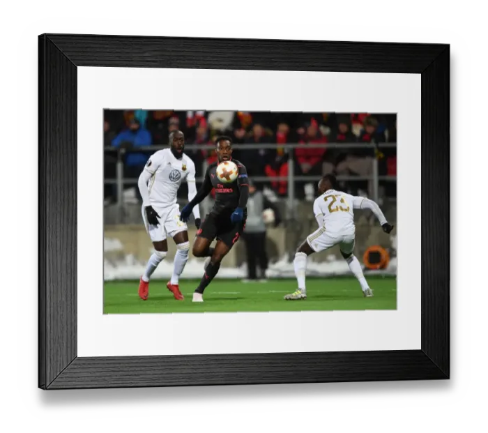 Framed Print : Clash of the Forwards: Welbeck vs. Mukibi in Europa League Battle (Ostersunds vs. Arsenal 2017-18) Framed Print : Clash of the Forwards: Welbeck vs. Mukibi in Europa League Battle (Ostersunds vs. Arsenal 2017-18)