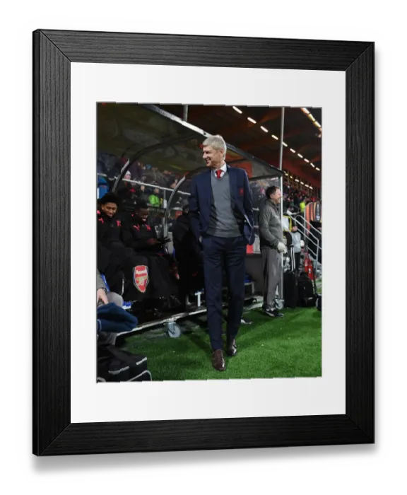 Framed Print : Arsene Wenger at Ostersund: Arsenal Manager in UEFA Europa League Match Framed Print : Arsene Wenger at Ostersund: Arsenal Manager in UEFA Europa League Match