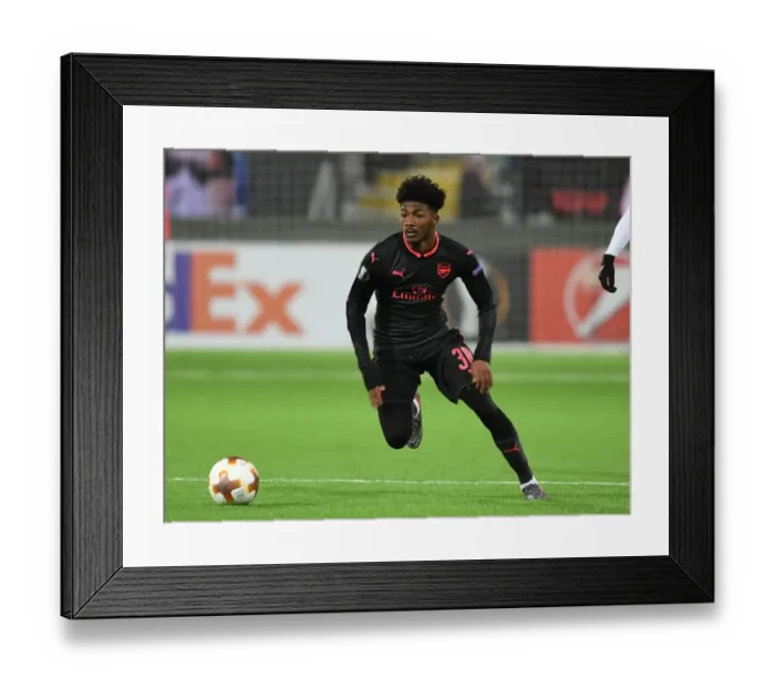 Framed Print : Ainsley Maitland-Niles in Action: Arsenal's Europa League Triumph over Ostersunds FK, 2018 Framed Print : Ainsley Maitland-Niles in Action: Arsenal's Europa League Triumph over Ostersunds FK, 2018