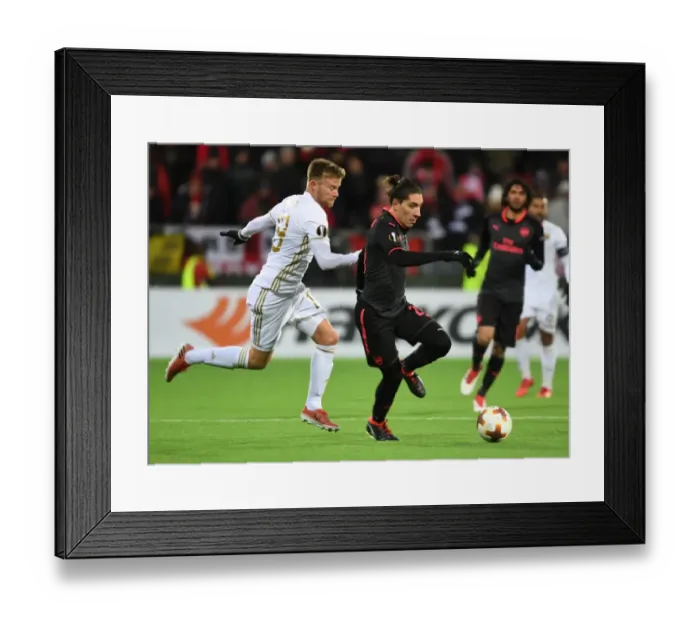 Framed Print : Hector Bellerin Breaks Past Dennis Widgren in Europa League Clash: Ostersunds vs Arsenal Framed Print : Hector Bellerin Breaks Past Dennis Widgren in Europa League Clash: Ostersunds vs Arsenal