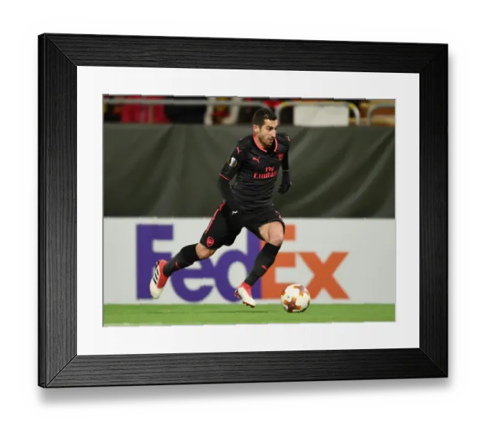 Framed Print : Henrikh Mkhitaryan's Europa League Glory: Arsenal's Victory over Ostersunds FK, 2018 Framed Print : Henrikh Mkhitaryan's Europa League Glory: Arsenal's Victory over Ostersunds FK, 2018