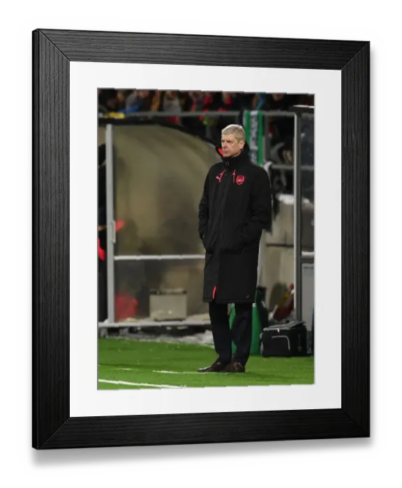 Framed Print : Arsene Wenger at Ostersund: Arsenal's Europa League Clash
