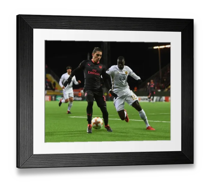 Framed Print : Hector Bellerin vs. Ken Sema: Battle in the Europa League between Ostersunds and Arsenal Framed Print : Hector Bellerin vs. Ken Sema: Battle in the Europa League between Ostersunds and Arsenal