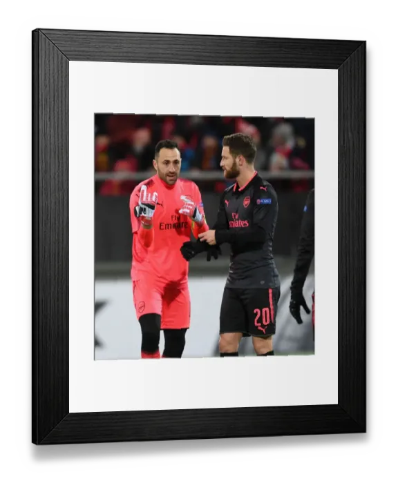 Framed Print : Arsenal's Ospina and Mustafi Prepare for Ostersunds Clash in Europa League Framed Print : Arsenal's Ospina and Mustafi Prepare for Ostersunds Clash in Europa League
